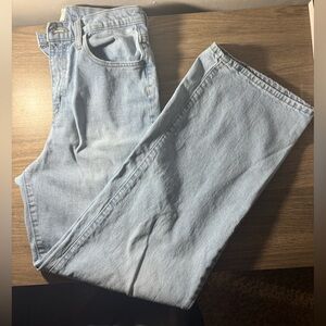 High Rise, Wide Legged Jeans